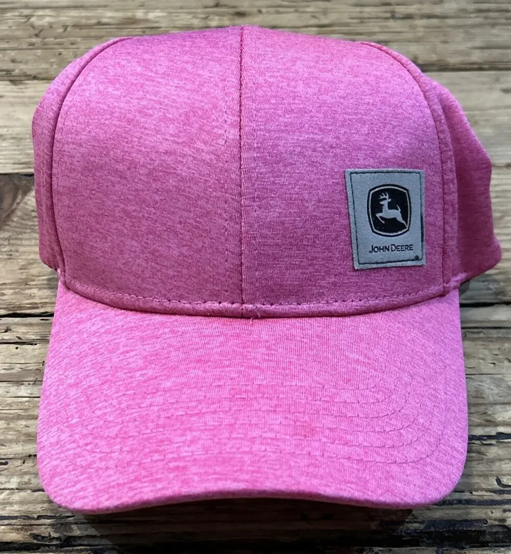 John Deer Women’s Pink Heathered LP70326 Cap NWOT